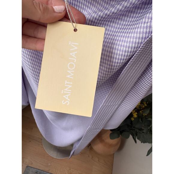 Saint Mojavi Jaipur Gingham Midi Dress - Picture 6 of 8